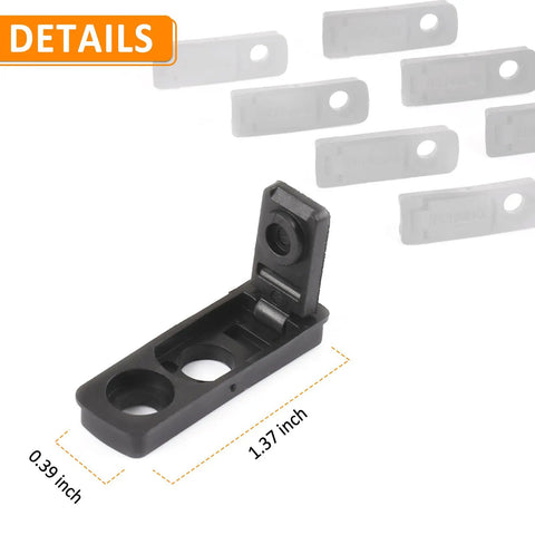 Universal Lighter Repair Kit For Zippo And Kerosene Models Featuring Straight Up Easy Fix showing black plastic component 1.37 inch long.