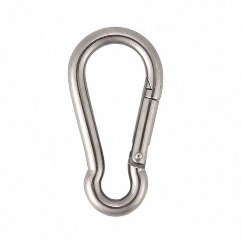Heavy Duty Stainless Steel Hanging Kit With 360 Degree Spring Hook And Extended Compression Spring for punching bags, clip detail