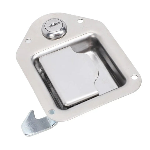 Tough As Nails Stainless Steel Trailer Toolbox Latch With Key Lock For UTV RV ATV And Dog Box Secure Metal Hasp Anti Theft Gear Storage No Sweat Setup Now