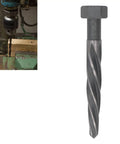 Thirteen Sixteenth Inch Hex Shank Reamer With Five Spiral Flutes High Speed Steel HSS6542 for steel plate bridge construction.