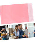 Pink Waterproof Mailing Bags 17x30cm 100 Pack Thickened Self Sealing Mailers For Small Packages displayed above various shipping scenes.