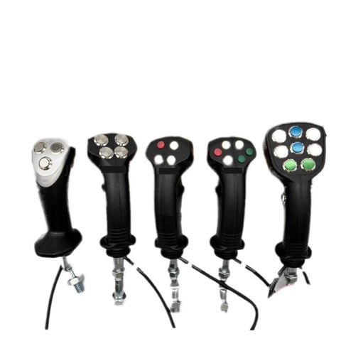 Set of Beefy Heavy Duty Excavator Control Handle With 10 Button Joystick Set For Logging And Agricultural Harvesters