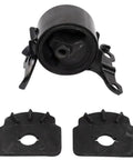 Heavy Duty Automatic Transmission Mount For Jeep Compass Patriot Mitsubishi Lancer Outlander Sport with rubber inserts, black finish.