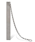 Metal breaker bar with chain for Ten Pack White Outdoor Fire Extinguisher Cabinet With Breaker Bar And Wall Mount For Twenty Pounds Safety Gear.
