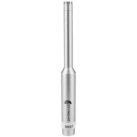 Silver Omnidirectional Electret Condenser Microphone for Room Acoustic Analyzers and Audio Measurement Systems With Low Noise FET Input