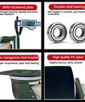 Top Rated Heavy Duty 3 Inch Polyamide Caster Wheels With Smooth Swivel Brakes And Double Ball Bearings Smooth As Butter Silent Floor Savers detailed features.