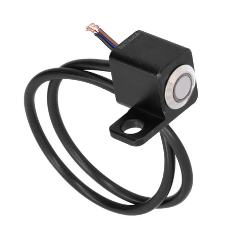 Left Side 12V Handlebar Switch With Red LED Indicator, On Off Toggle For Headlight And Fog Lamp, Reset Lock, Fits 0.4in Mount