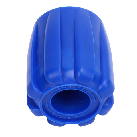 Diving Tank Valve Knob For Scuba Gear, Rugged Rubber Handwheel Replacement, Blue Finish, Easy Grip, Cylinder Valve Accessory