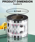 Cup Sealing Machine For Coffee Shops And Milk Tea Bars Includes Two Rolls Of Sealing Film White Finish Seals PP Cups
