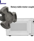 Turntable Motor Coupler For GE Microwaves Replacement Part That Keeps Your Microwave Running Smoothly And Plug And Play Install Fits DVM And EMO Models WB06X10144, gray plastic
