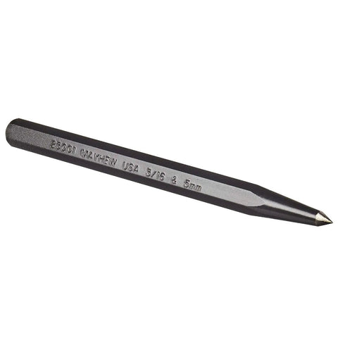 Prick Punch 3/16 Inch Metal Marking Tool For Scribing Lines Before Cutting Or Riveting, 4-1/2 Inch Long, Sturdy Steel Tip For Precise Metalworking, Pro Grade For DIY Projects And Professional Workshop Use