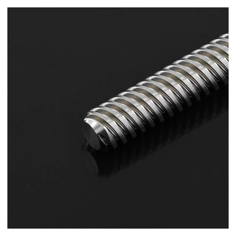 2 Pack T8 Leadscrews With Brass Nuts And Stainless Steel Rods, 500mm Length, 2mm Pitch, Ideal For 3D Printer Z Axis, CNC Machines And Precision Tools