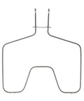 Bake Element Replacement For Electric Ovens WB44K5012 Genuine OEM Part Easy DIY Install, shown flat with connection prongs.