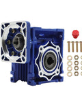NMRV040 Worm Gear Reducer 30 To 1 Flange Input Shaft 14mm Clamp Diameter And 18mm Output Shaft
