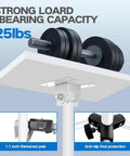 Adjustable Tripod Projector Stand For 22 To 55 Inch Displays With Phone Holder Heavy Duty DJ Equipment showing weight capacity