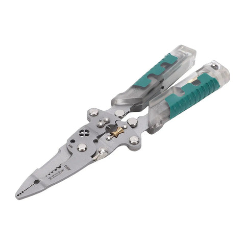 Top Notch Versatile Wire Stripper Pliers For Household Electrical Jobs with CRV steel, perfect for cutting and crimping 0.8mm to 2.6mm cables.