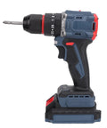 Badass Brushless Cordless Drill Kit 1500 Rpm With 25 Plus 1 Adjustable Torque Settings, side view showing grip and motor.