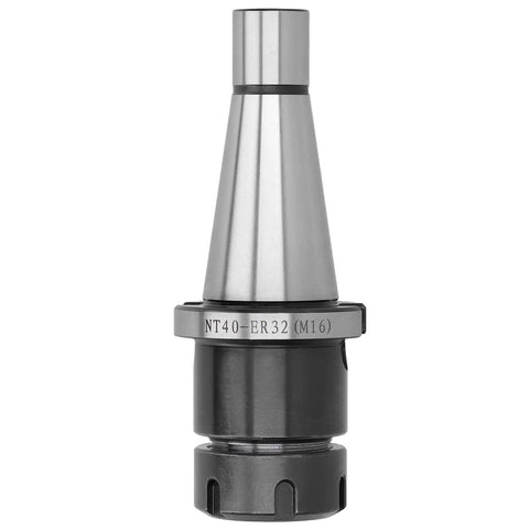 Top Shelf Balance Collet Chuck For CNC Milling And Lathe Machines featuring NT40 ER32 M16 adapter and heavy-duty steel build.