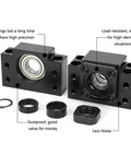 High Performance Ball Screw Nut Assembly For SFU1605 SFU1610 with components, anti-backlash, carbon steel, for CNC machines