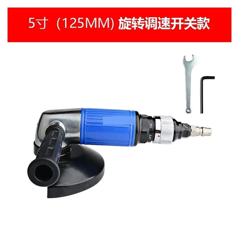 ProGrade Pneumatic Angle Grinder With Heavy Torque And Adjustable Power Dial Compact lightweight tool with adjustable speed for precision machining.