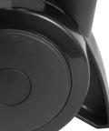 Close-up of Built Tough Locking Caster Wheel for Weber Spirit 200 series, black plastic, smooth rolling design.