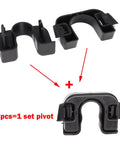 Ford Fiesta Car Shelf Clip Fits Fiesta Load Cover And Parcel Shelf Pivot Mount 1539663 015532109E, black plastic clips