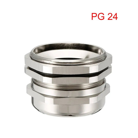 PG42 Metal Waterproof Cable Gland Connector for 32mm To 38mm Diameter Cables, side view of connector