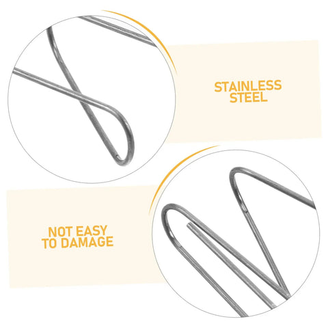 Close-up of Two Pack Industrial Trapezoidal Flat Compression Springs 1x9.5x35x160mm highlighting stainless steel material