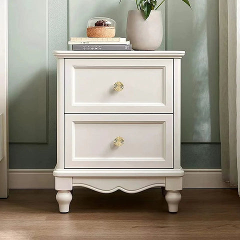 Set Of 6 Brushed Gold Zinc Alloy Cabinet Knobs And Pulls For Kitchen Cupboards Dressers And Drawers, installed on white dresser.
