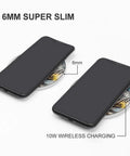 Cute Zebra Watercolor Wireless Charger 10W Fast Charging Pad Slim Portable Charging Station For Phone
