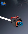2 Way Multi Purpose Connector Pigtail Replacement Plug And Play For PT2723 13581091 A C And Heater Control Switch Connector Compatible With Chevrolet Cruze Limited 2013 2014 2015 2016 close-up with wire lead