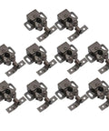 10 Pack Adjustable Steel Door Buckle Latches With Spring Ball Mechanism For Furniture Cabinets Doors Push To Open And Close Fits Wardrobe