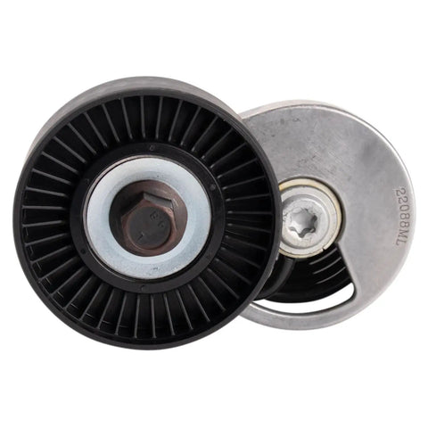 Heavy Duty Serpentine Drive Belt With Tensioner Assembly Kit Replacement Keeps Your Ride Running Smooth And Reliable Increases Durability For Rig And Cars Easy Install Saves More Cash While Boosting Performance No Worry Breakdowns On The Road, belt pulley tensioner