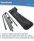 Beefy Heavy Duty Spare Tire Tool Kit Lug Wrench Replacement for Ram 2500 3500 2007 2008 2009 2010 2011 2012 2013 2014 2015