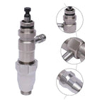 Heavy Duty Airless Paint Sprayer Pump Replacement Jet Assembly Compatible With 695PC And 795PC Machines Using Part Number 3900 And 248204 High Output Pro Setup, close-up view of stainless steel jet pump.