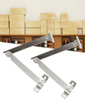 2 Pack Cabinet Lid Hinges With Lid Support Durable Folding System For Suitcases Jewelry Boxes Wooden Boxes And Storage Chests