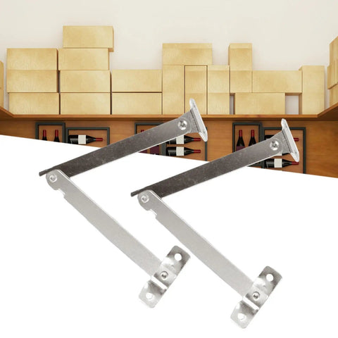 2 Pack Cabinet Lid Hinges With Lid Support Durable Folding System For Suitcases Jewelry Boxes Wooden Boxes And Storage Chests