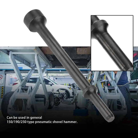 Extended Reach Pneumatic Air Hammer Bit Kit For Auto Body And Sheet Metal And Tire Service 7 Inch Chisel Tool in garage setting