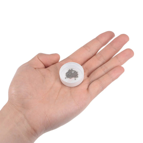 2mm Bearing Balls Made Of 304 Stainless Steel G100 Precision Balls 50 Pieces Top Notch Quality Smooth Finish Corrosion Resistant Micro Ball Bearings For Machinery DIY Projects Hobby Tools in hand