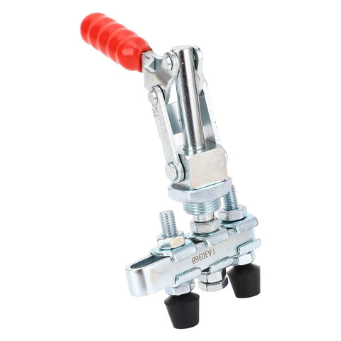 Double Head Push Pull Toggle Clamp Securely Locks Welding, Saws And Molds For Rock Solid Build Quality And Quick Release Clamping Action On Any Shop Job.