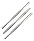 Stainless Steel Golf Club Extensions 0.600 Inch Butt Diameter 3 Piece Set Rust Proof Electroplated Shaft Extensions For Steel Golf Shafts