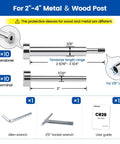 Hidden Cable Railing Kit For Four By Four Posts With Ten Pairs Of Tensioners And Terminals One Eighth Inch Stainless Steel Cable Twenty Pack components diagram