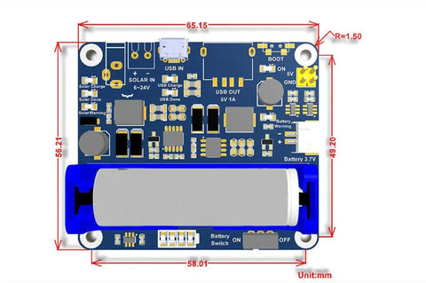 Plug And Play Solar Power Management Module For 6 Volt To 24 Volt Panels With MPPT Battery Charging USB And Pinheader Outputs