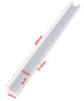 T Slot Track Aluminum Rail For Woodworking Jigs And Router Tables 400mm Long With 4 Screws High Precision Low Maintenance Workshop Fixture