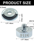 XLOCK M14 Thread Adapter Kit With Grinder Quick Change Nut dimensions and design for 22.23mm Arbor Saw Blades