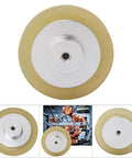 Encoder Measuring Wheel, Meter Counting Wheel for Inkjet Printer (200) with yellow rubber and silver metal core design.