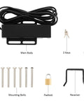 Heavy Duty Electric Gate Lock For Single Or Double Swing Gates, 24VDC Magnetic Gate Latch With Weatherproof IP44 Casing Kit