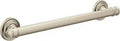 Bathroom Safety 12 Inch Grab Bar In Brushed Nickel Stainless Steel, ADA Compliant And Heavy Duty Up To 500 Lbs, Traditional Style