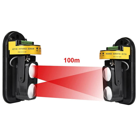 Infrared Beam Alarm System With Photoelectric Motion Detector For Homes And Villas Factories And Schools Tough Security Sensor