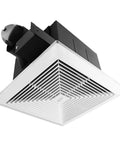 Whisper Quiet Bathroom Vent Fan 90 CFM With 0.8 Sone, Ceiling Mount Exhaust For Small Bathrooms, HVI 2100 Certified